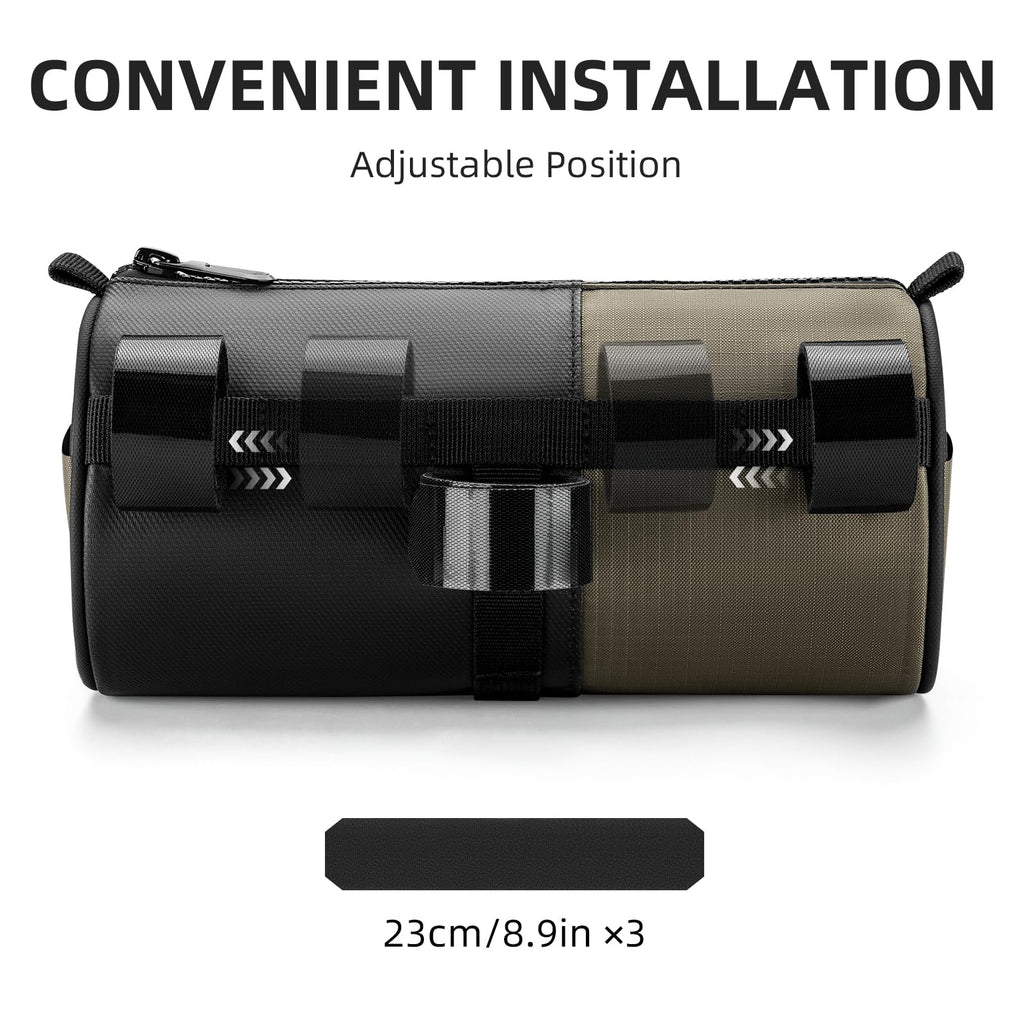 ROCKBROS Bike Handlebar Bag Bicycle Front Bag Storage Bag with Shoulder Strap for Road Mountain Gravel Bike