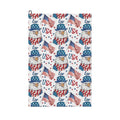 FCYDMN American Flag Golf Towel USA Eagle Golf Towel with Carabiner Clip for Golf Bags Men and Women Golf Accessories