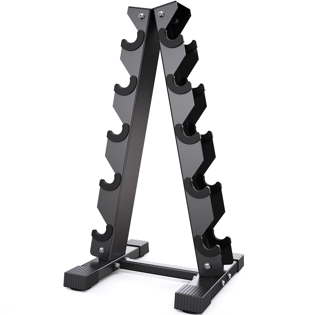 AKYEN A-Frame Dumbbell Rack Stand Only, Weight Rack for Dumbbells Compact Home Gym Space Saver, 480/800LBS Weight Capacity