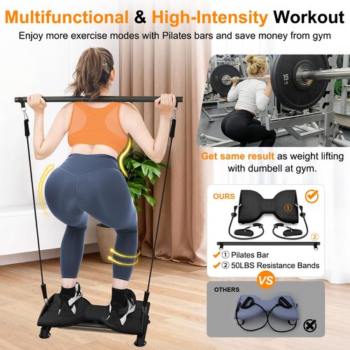 KESHWELL Waist Twist Machine Exercise,Ab Twist Board For Weight Loss&Waist Slim,Ab Machine with Resistance Band,Noiseless Waist Trainer For Women & Men, 330 Lbs Capacity Workout Equipment For Home.Black