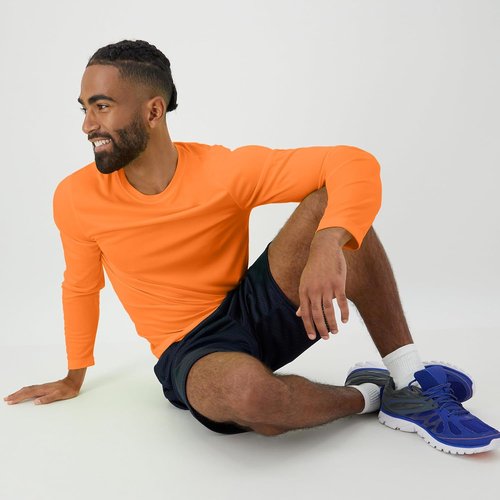 Hanes Sport Men's Long-Sleeve Performance T-Shirts - Cool DRI Moisture-Wicking, 2-Pack