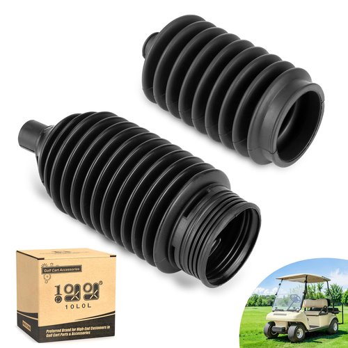 10L0L Golf Cart Steering Rack & Pinion Dust Boot for Club Car DS 1997-up, Steering Gear Box Seal Bellows, Replace OEM 1013035 101880001