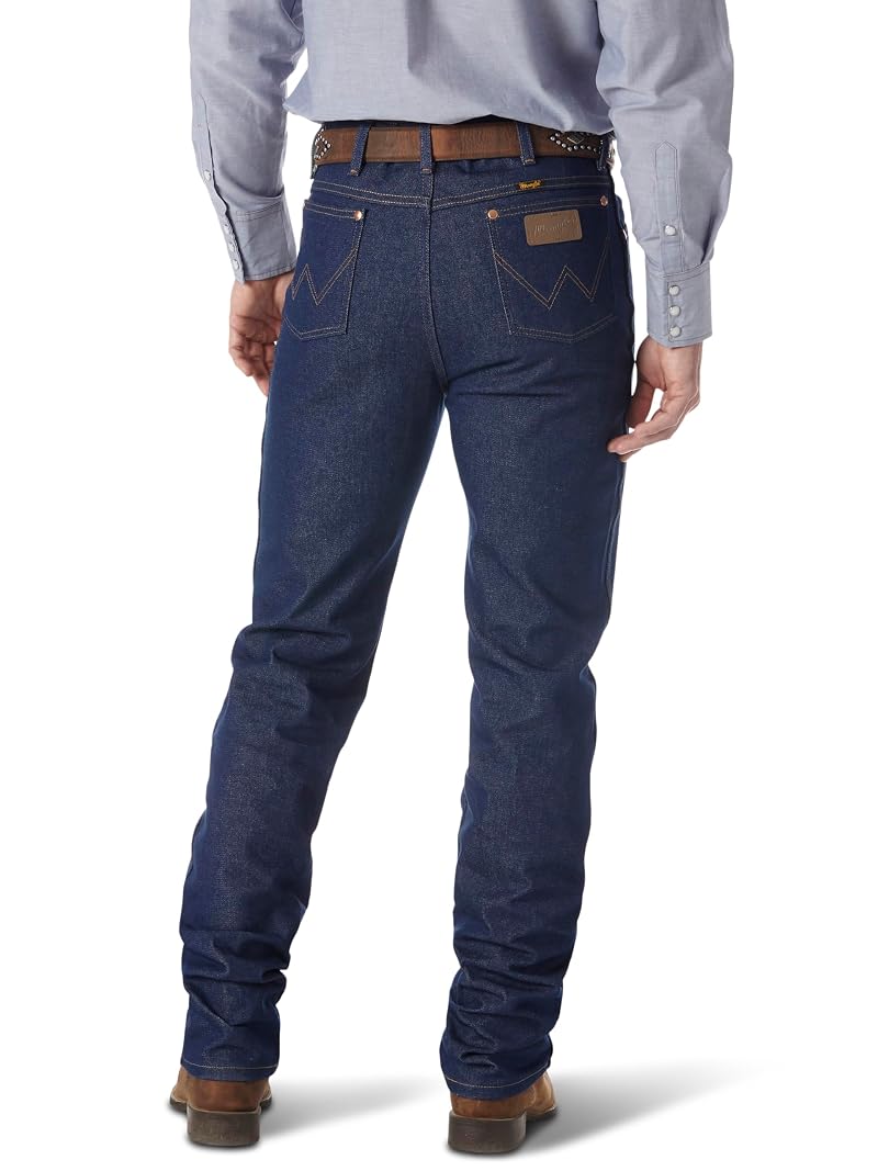 Wrangler Men's Cowboy Cut Slim Fit Jeans - Rigid Indigo 34W x 32L