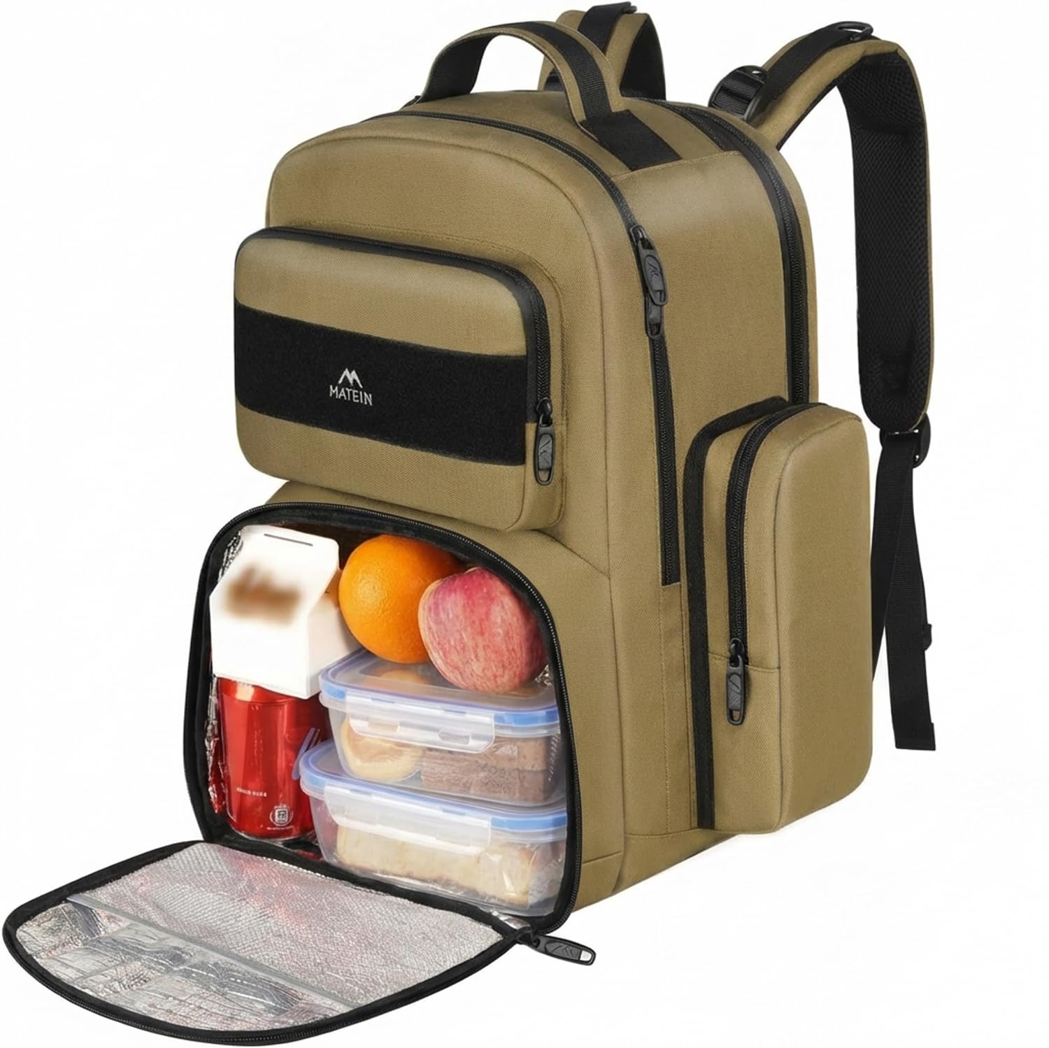 MATEIN Lunch Backpack for Men, 15.6 Inch Travel Laptop Backpack