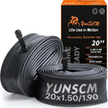 Heavy Duty 20" Bike Tubes by [Brand Name] - 2-Pack with AV32mm Schrader Valve for 20x1.50/1.75/1.90 Tires