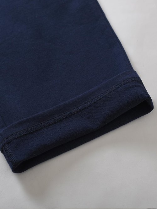 Pintage Women's Petite Sweatpants for 5 FT Short M Navy
