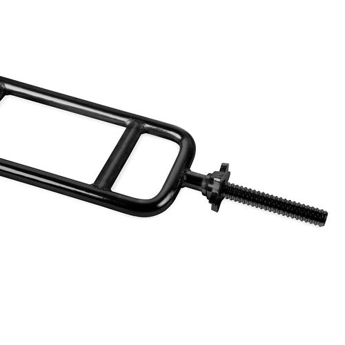 CAP Barbell Standard 1 - Inch Threaded Triceps Bar with Collars, 34 - inches, Black