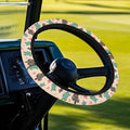 Mintulipy 13-14 Inch Golf Cart Steering Wheel Covers for Club Car,Colorful Turtle Anti-Slip Golf Cart Steering Wheel Covers,Golf Cart Accessories