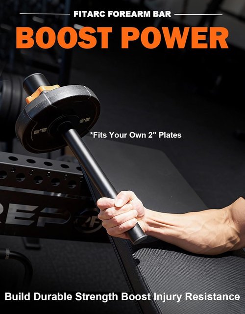 Fitarc Wrist Bar - Forearm Strengthener & Grip Trainer for Enhanced Wrist Rotation | Durable Design