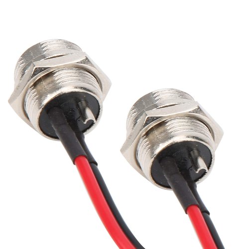 5pcs Scooter Charger Port, 3-Pin Inline Round Charger Connector with for Electric Self-Balancing Scooter