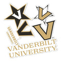 Vanderbilt Commodores Sticker Decal Sheet | Desert Cactus Official Licensed