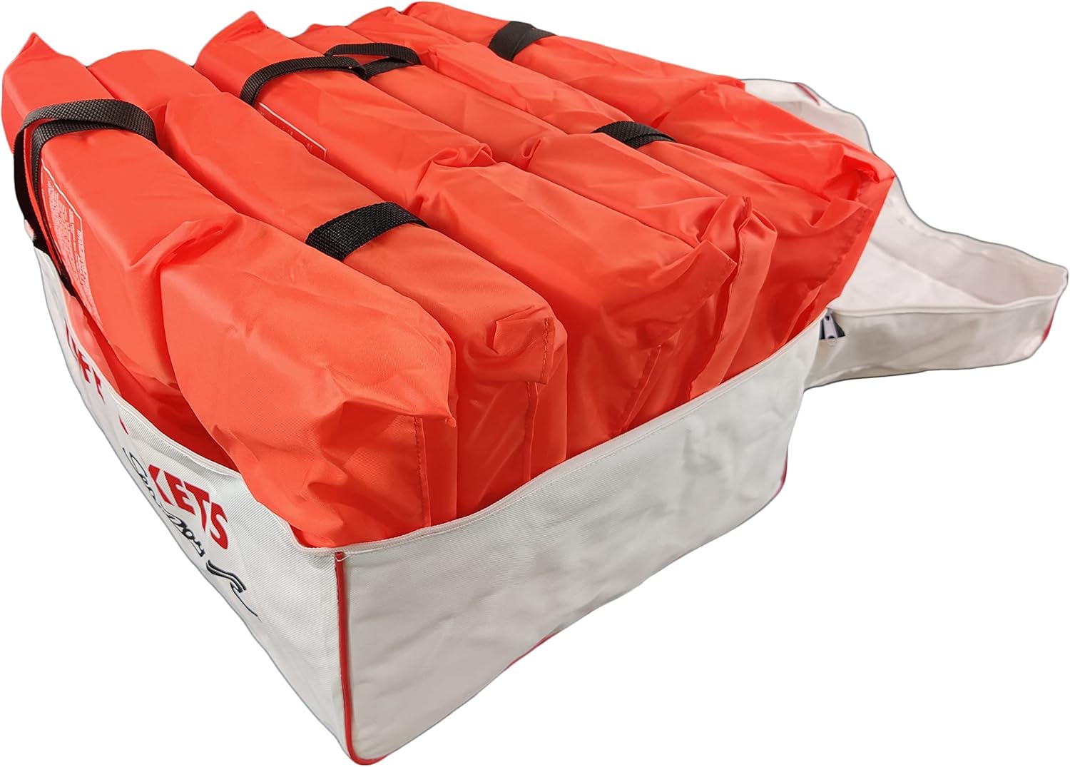 Sea Ray Life Jacket Storage Bag - Heavy Duty Marine Vest for Boats | White Color