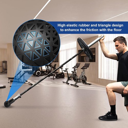 Landmine Attachment - Durable Rubber for Barbell | Fits 2-Inch Bars | Ideal for T-Bar Rowing & Home Gym