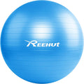 REEHUT Exercise Ball - Anti-Burst Yoga & Fitness Ball | Extra Thick Stability for Home & Gym (55cm, 65cm, 75cm)
