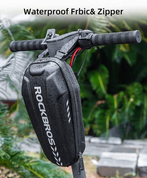 ROCKBROS Scooter Storage Bag - Waterproof, Folding Bike, EVA Hard Shell Scooter Frame Bag