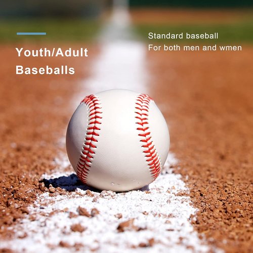 GKK Baseball 12 Pack - 9-Inch Training Balls for Youth & Adult | Safe TeeBall Practice