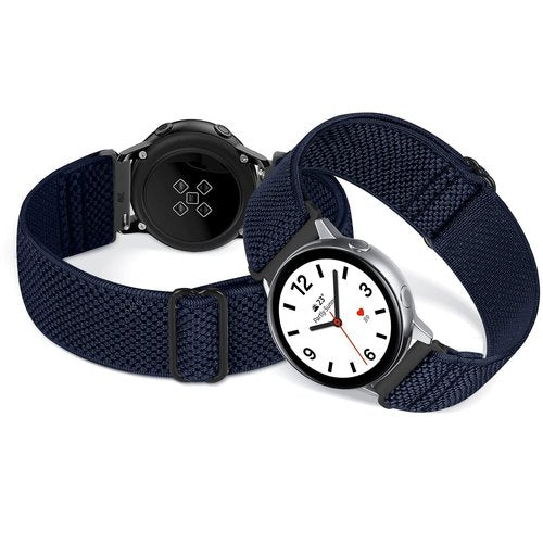 Relting Compatible with 16mm 18mm 19mm 20mm 22mm 24mm Watch Bands Quick Release Replacement Wristband,Adjustable Stretchy Nylon Solo Loop Straps Fabric Braided Sport Elastic Bands for Men Women