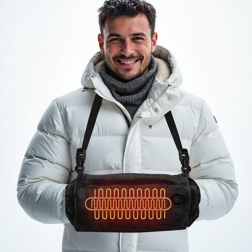 Hand Warmers Rechargeable: Reusable Electric Heated Gloves - Portable Heating Pouch - Relief Hand Heater for Arthritis - for Hunting Football Camping Golf Xmas Gifts