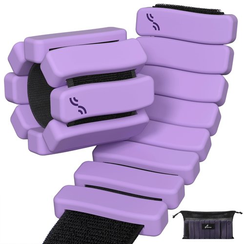 Sportneer Ankle & Wrist Weights Set of 2 (2LB Each) for Women Men Comfortable Arm Leg Weight for Pilates, Running, Walking, Workout, Yoga, Water Aerobics, Pool Exercises