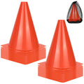 PXZBLG 24pcs Soccer Cones, 7 Inch Soccer Cones, Plastic Traffic Cones, Training Cones for Basketball Football Skating Drills Practice