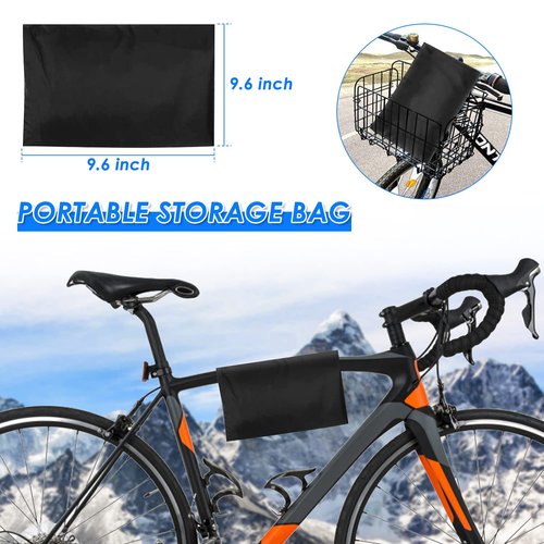 Asika Bike Cover, Outdoor Waterproof Bicycle Cover with Lock Hole, Rain Sun UV Dust Wind Snow Proof Bike Storage for Mountain Bike