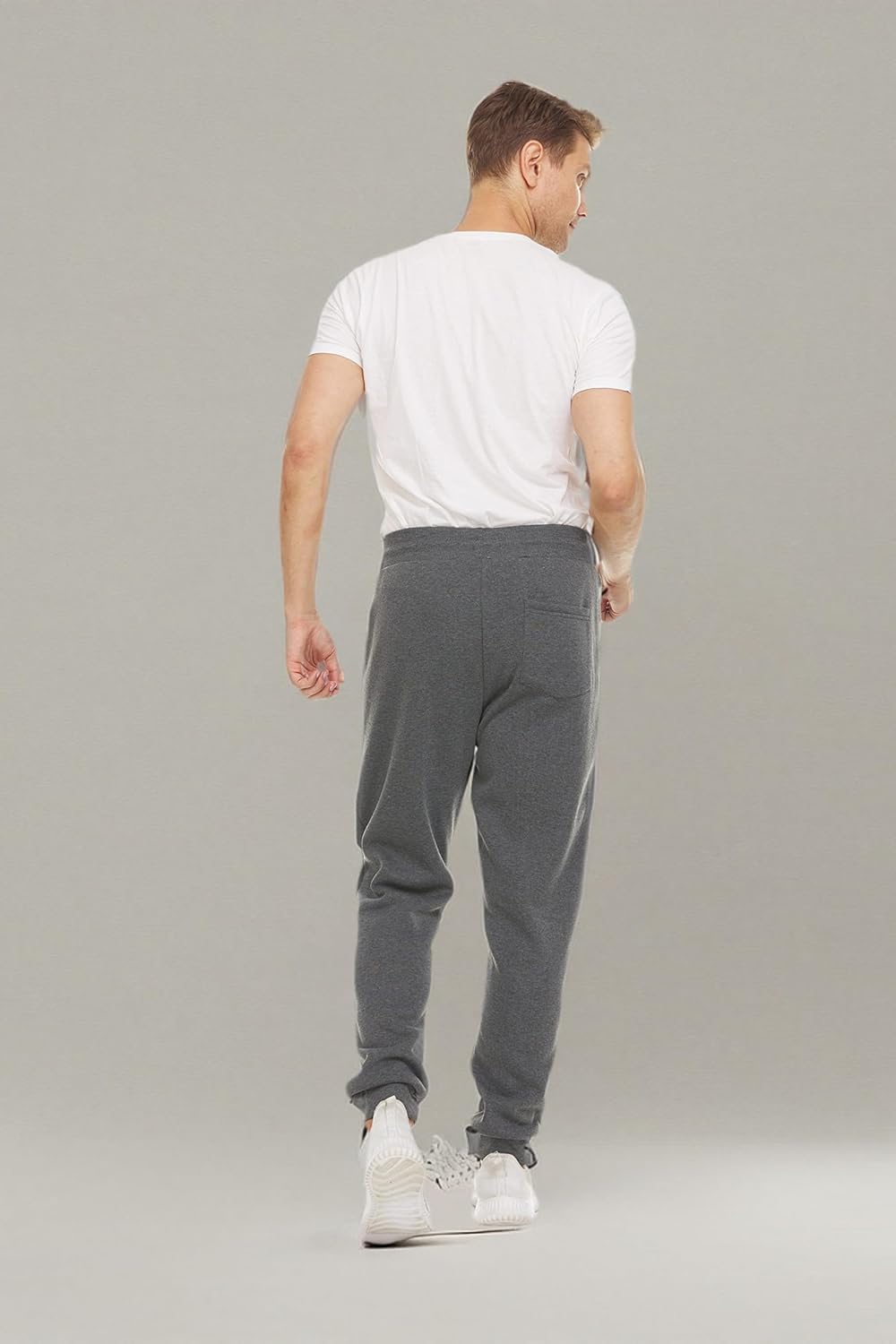 PURE CHAMP Men's Fleece Jogger Sweatpants - 3 Pack with Zipper Pocket | Sizes S-3XL