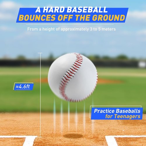 Gracfulcub Official Game Baseball - Perfect for Youth & Adult Training | Standard Size & Weight