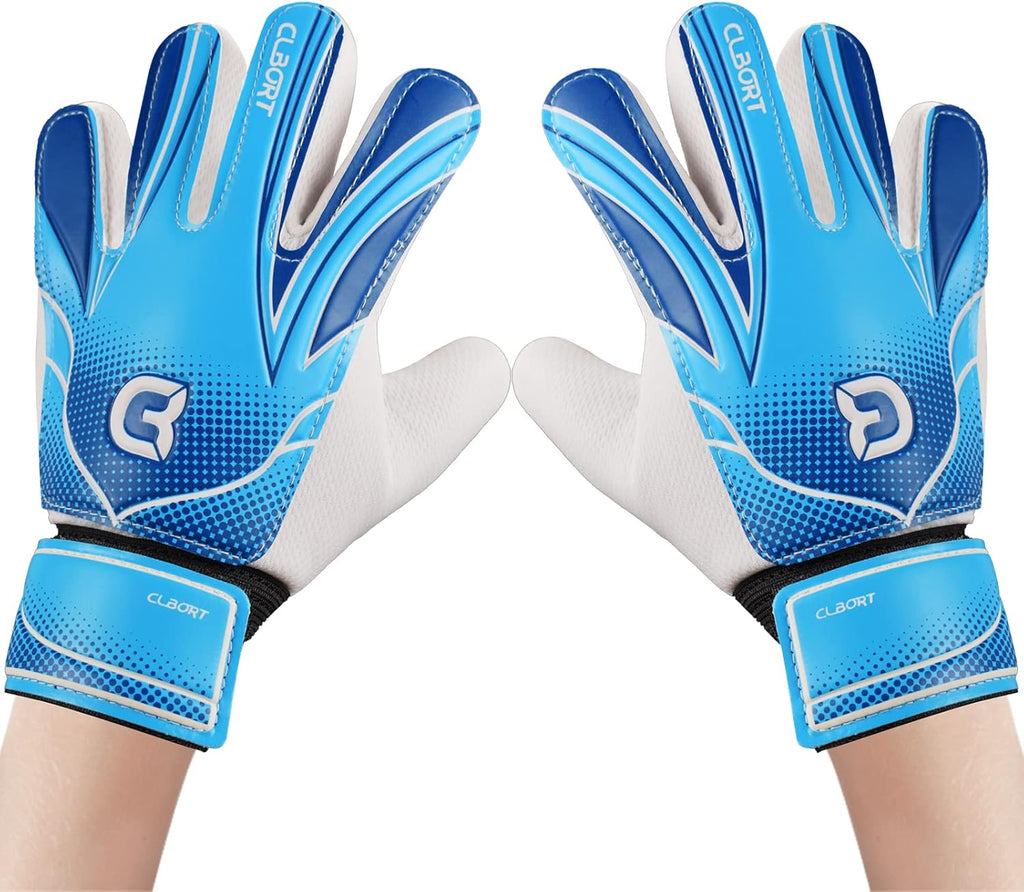 Soccer Goalie Gloves by [Brand Name] - Youth Goalkeeper Gloves with Super Grip Palms & Double Wrist Protection