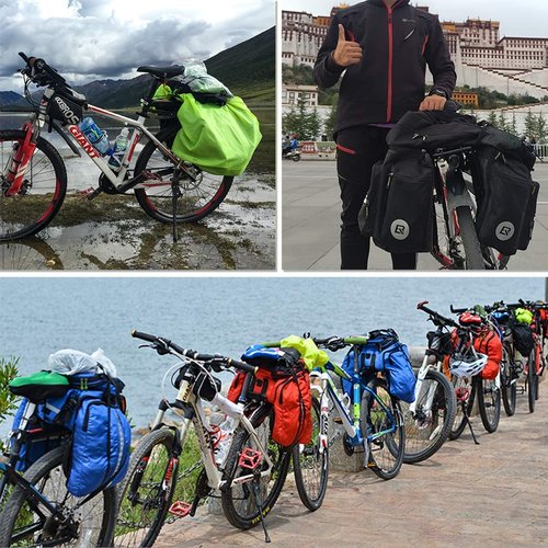 ROCKBROS Rear Bike Rack Quick Release Bike Cargo Rack Luggage Bike Rack Rear Mountain Bike Rack