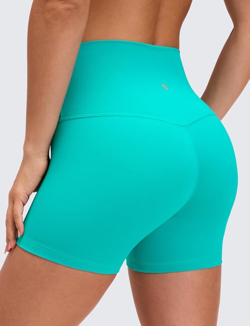 CRZ YOGA Biker Shorts - Butterluxe High Waisted 4'' Spandex for Women | Perfect for Yoga & Workouts