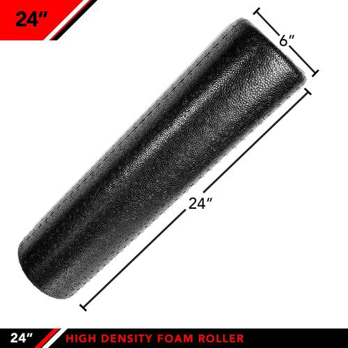 JFIT High Density Foam Roller - EPP Deep Tissue Massage Tool for Muscle Recovery & Myofascial Release