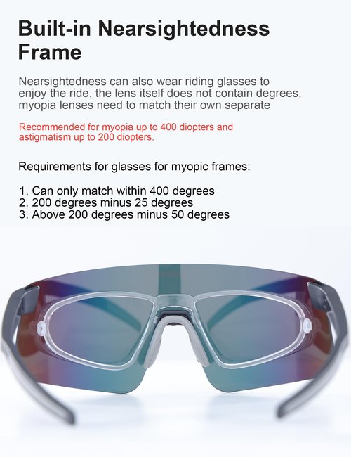 INBIKE Cycling Glasses for Men&Women, Polarized UV400 Protection Sports Sunglasses TR90 for Road/Mountain Bike, Fishing, Driving