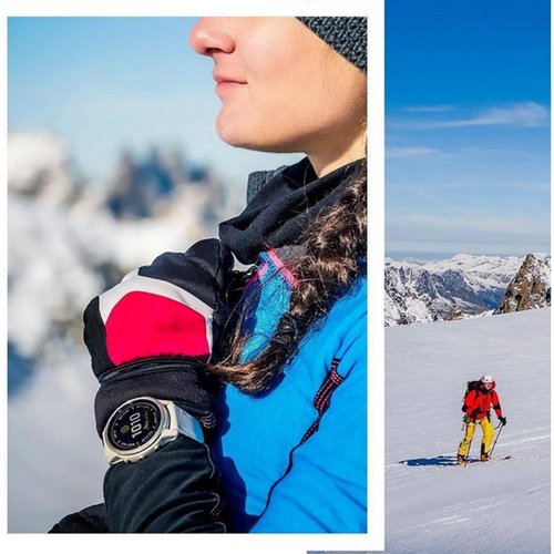 Waterproof Band Compatible with Garmin Instinct Watch Bands, 22mm Soft Silicone Replacement Watch Strap for Garmin Instinct 2 / Instinct Esports/Solar/Tactical (White)