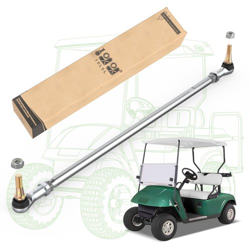 10L0L Golf Cart Tie Rod Assembly, Tie Rod & End (Left & Right) for EZGO TXT 2001-up, Shuttle Workhorse & ST Series PDS G & E, OEM 70876-G02 70902-G01 70902-G02 01069-G01 01069-G02