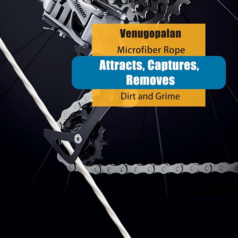 Variation of THIS listing 100: 3D Printer & Bicycle Narrow Gap Microfiber Cleaning Rope
