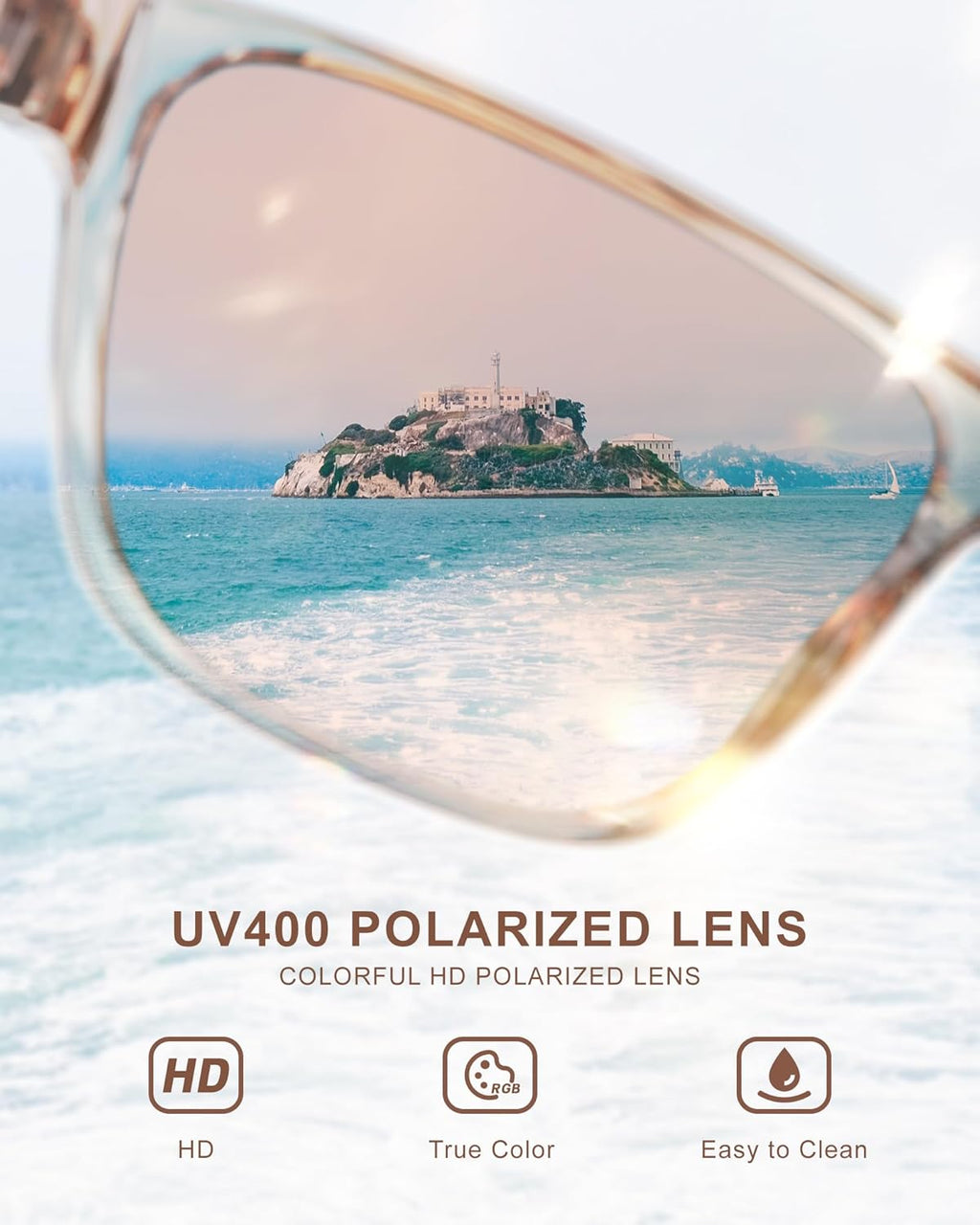 Polarized Sunglasses by [Brand Name] - UV Protection for Men & Women | Ideal for Running, Cycling, Fishing, Golf