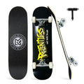 Hamish Brewer, Relentless Skateboard, 31 Inch Complete with Grip Tape, Skateboard Wheels, 7 Layer Maple Skateboard Deck, Concave, Double Kick - Suitable for Kids, Teens, Adults