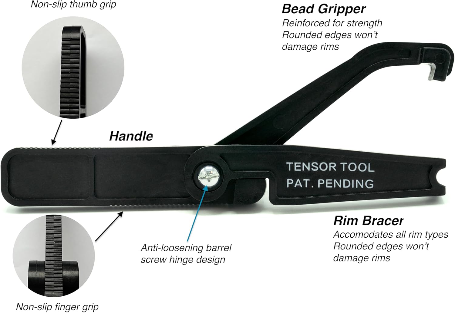 Bicycle Tire Bead Jack | Easy Tool for Installing Stubborn Bike Tires - Durable & Efficient