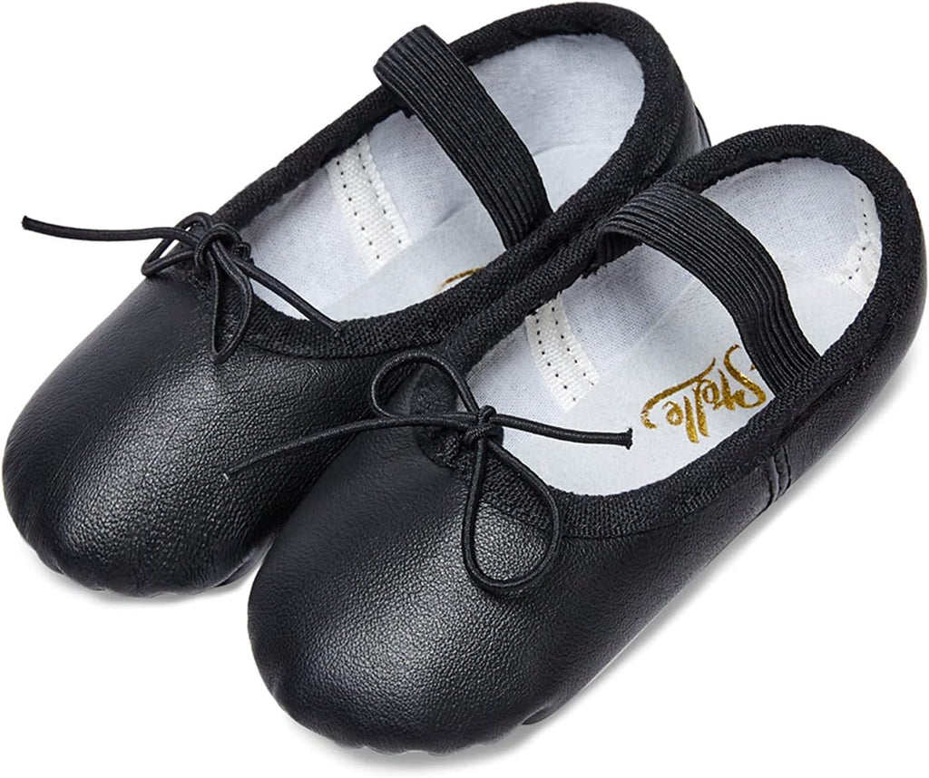 Stelle Ballet Shoes for Girls - Genuine Leather Dance Slippers for Toddlers & Kids | Stylish Comfort