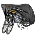 Bike Cover for 1 or 2 Bikes, Outdoor Storage Waterproof Bicycle Cover, 210D Heavy Duty Ripstop Material, Bike Covers Rain Sun UV Dust Wind Proof with Lock Hole for Mountain Road Electric Bike (XL)