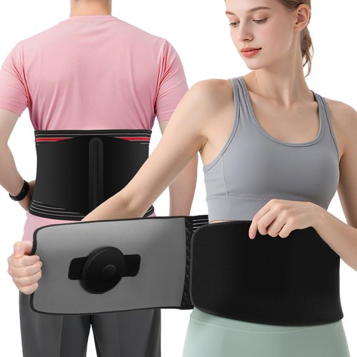 Umbilical Hernia Belt for Men and Women, FSA Eligible Items, Hernia Support with 2 Removable Compression Pads and Pressure Belt, Ultra-breathable Abdominal Hernia Belt for Belly Button Hernia, HSA Approved Products Only