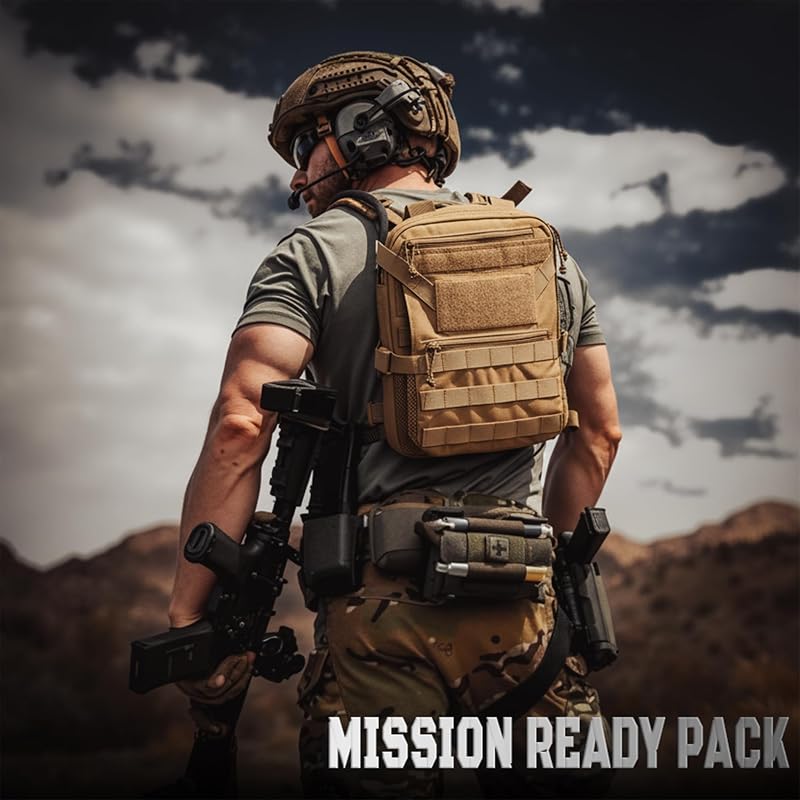 MOLLE Hydration Backpack with Modular Front Panel - ABP Tactical Vest (Variation: Mc)