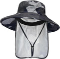 Sun Hats for Men Women Fishing Hat UPF 50+ Breathable Wide Brim Bucket Hats Summer UV Protection Safari Hat with Neck Flap