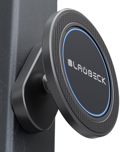 All-Aluminum Magnetic Gym Phone Holder for MagSafe and Android | Industrial N54 Magnets | Rock-Solid Mount for Squat Racks & Metal Gym Equipment | 360° Adjustable | Includes Metal Ring