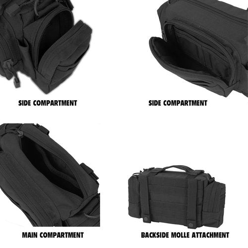 Condor Deployment Bag (Black, 12 x 6 x 5.5-Inch)