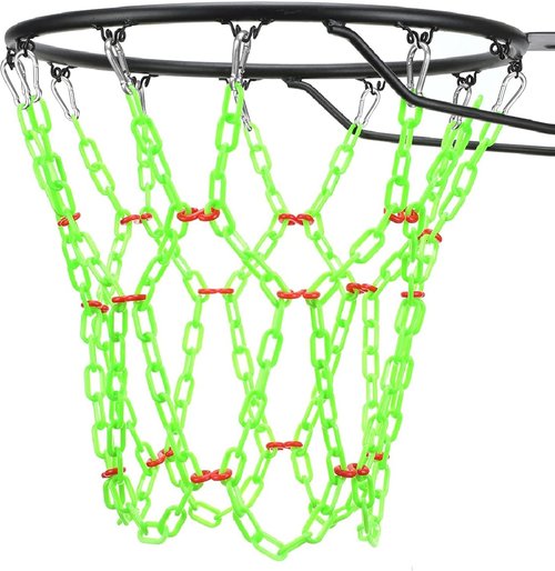 Heavy Duty Basketball Net Replacement by [Brand Name] - Anti-Rust Resin for Indoor/Outdoor Use | Standard 12-Ring
