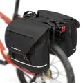 Sunpeak Bike Bag Accessories Panniers for Bicycle Rear Rack Bag 36L Waterproof Mountain Electric Bike Saddle Bag for Cycling Traveling Commuting Black