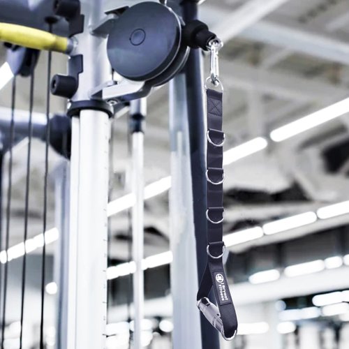 J Bryant Fitness Metal Gym Handles Multi D-Ring Handle Heavy Duty Aluminum Alloy Handle Grips Durable Workout Handles for Pulley LAT Pull Down System