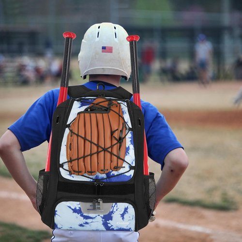 Goloni Baseball Backpack - Versatile Softball Bat Bag with Shoe Compartment & Large Main Storage
