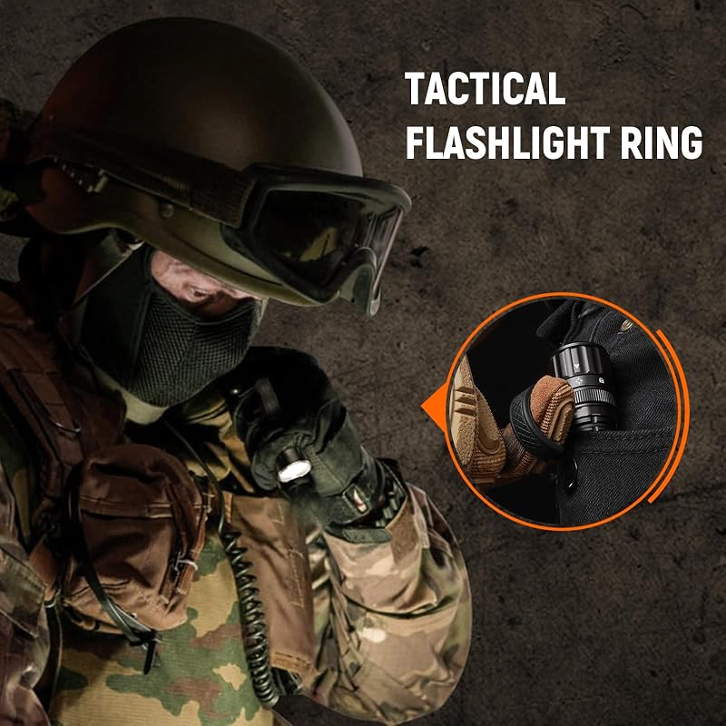 Wurkkos TD07 1300 Lumen LED Tactical Flashlight - Black